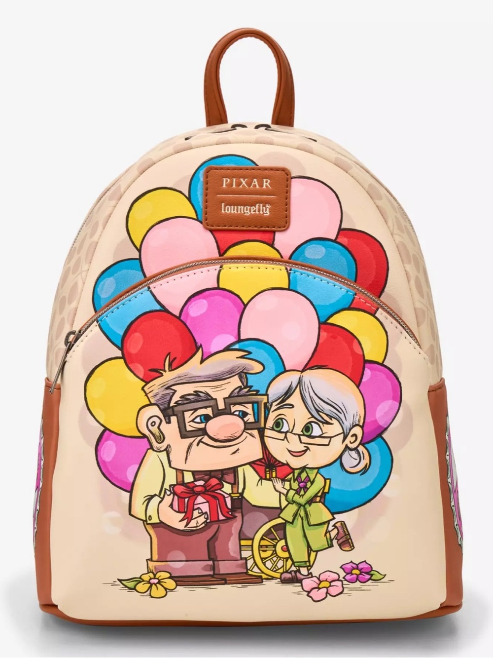 Loungefly Disney Pixar Up Carl & Ellie Balloon Cart Mini Backpack